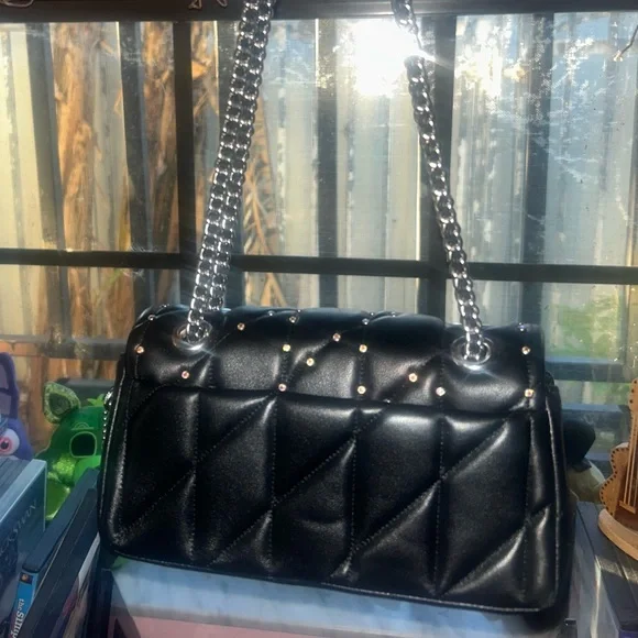 Coach Black Quilted Tabby 20 Chain Shoulder Bag - Picture 2 of 6